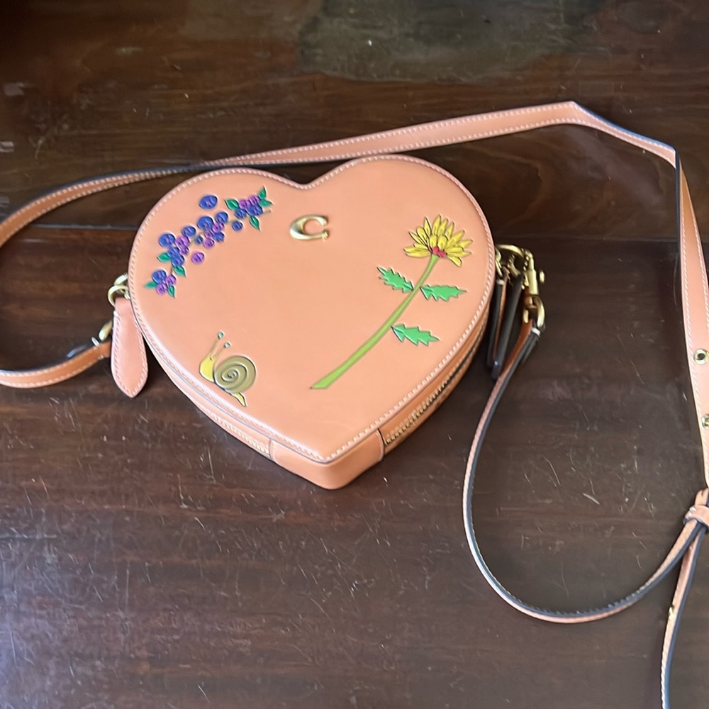 Coach Heart shaped bag